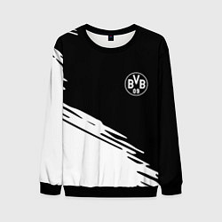Свитшот мужской Borussia текстура краски, цвет: 3D-черный