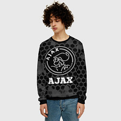 Свитшот мужской Ajax sport на темном фоне, цвет: 3D-черный — фото 2