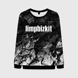 Свитшот мужской Limp Bizkit black graphite, цвет: 3D-черный