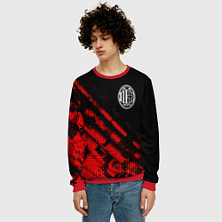 Свитшот мужской AC Milan sport grunge, цвет: 3D-красный — фото 2