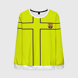 Свитшот мужской Barcelona fc club sport, цвет: 3D-белый