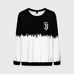Мужской свитшот Juventus белый огонь текстура