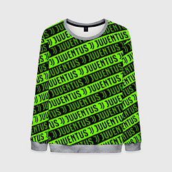 Мужской свитшот Juventus green pattern sport