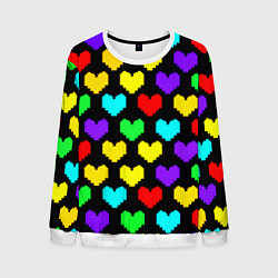 Мужской свитшот Undertale heart pattern