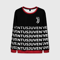 Свитшот мужской Juventus pattern fc club steel, цвет: 3D-красный