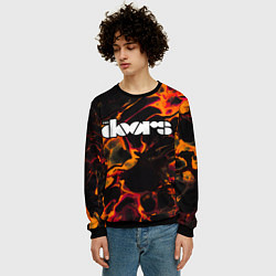 Свитшот мужской The Doors red lava, цвет: 3D-черный — фото 2