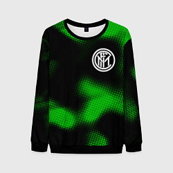 Свитшот мужской Inter sport halftone, цвет: 3D-черный
