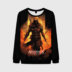 Мужской свитшот Assassins creed пустыня на фоне