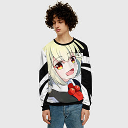 Свитшот мужской Touhou Project Rumia happy, цвет: 3D-черный — фото 2