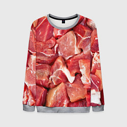 Мужской свитшот Куски мяса