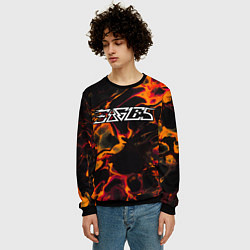 Свитшот мужской Eagles red lava, цвет: 3D-черный — фото 2