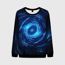 Мужской свитшот Взрыв синий геометрической абстракции