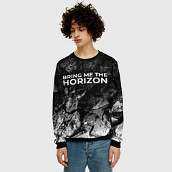 Свитшот мужской Bring Me the Horizon black graphite, цвет: 3D-черный — фото 2