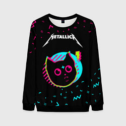 Мужской свитшот Metallica - rock star cat