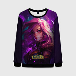 Свитшот мужской League of Legends Kaisa Kda style, цвет: 3D-черный