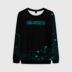 Свитшот мужской Final fantasy neon, цвет: 3D-черный