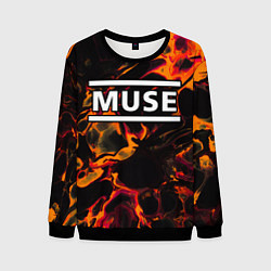 Мужской свитшот Muse red lava