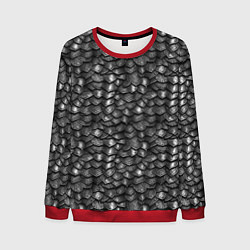 Мужской свитшот Железная броня текстура