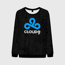 Свитшот мужской Cloud9 hi-tech, цвет: 3D-черный