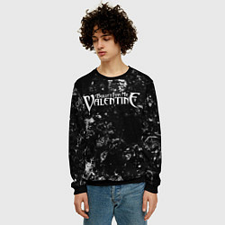 Свитшот мужской Bullet For My Valentine black ice, цвет: 3D-черный — фото 2