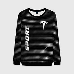 Свитшот мужской Tesla sport metal, цвет: 3D-черный