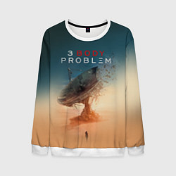 Мужской свитшот 3 Body Problem - satellite