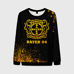 Мужской свитшот Bayer 04 - gold gradient