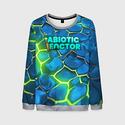 Мужской свитшот Abiotic Factor logo bright neon