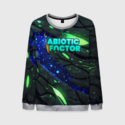 Мужской свитшот Abiotic Factor logo bright neon