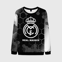 Мужской свитшот Real Madrid sport на темном фоне