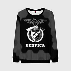 Мужской свитшот Benfica sport на темном фоне