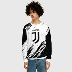 Свитшот мужской Juventus краски, цвет: 3D-белый — фото 2