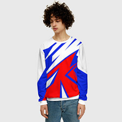 Свитшот мужской Geometry Russia, цвет: 3D-белый — фото 2