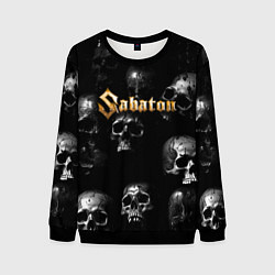 Мужской свитшот Sabaton - logo rock group
