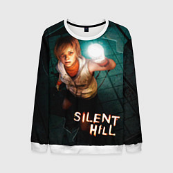 Свитшот мужской Silent Hill - Heather Mason, цвет: 3D-белый