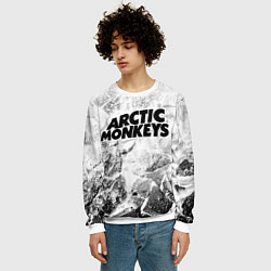 Свитшот мужской Arctic Monkeys white graphite, цвет: 3D-белый — фото 2