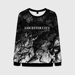 Свитшот мужской Leicester City black graphite, цвет: 3D-черный