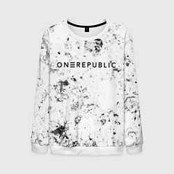 Свитшот мужской OneRepublic dirty ice, цвет: 3D-белый