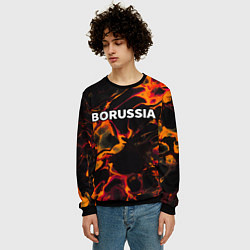 Свитшот мужской Borussia red lava, цвет: 3D-черный — фото 2
