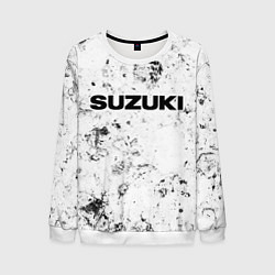 Свитшот мужской Suzuki dirty ice, цвет: 3D-белый