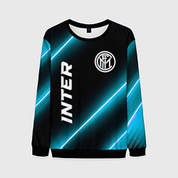 Свитшот мужской Inter неоновые лампы, цвет: 3D-черный