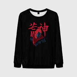 Свитшот мужской Aragami logo ninja, цвет: 3D-черный