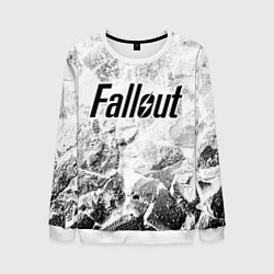 Свитшот мужской Fallout white graphite, цвет: 3D-белый