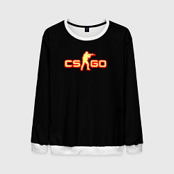 Мужской свитшот CSGO огненное лого