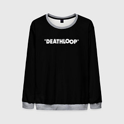 Свитшот мужской Deathloop logo, цвет: 3D-меланж