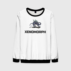 Свитшот мужской Чужой xenomorph, цвет: 3D-черный