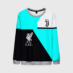 Мужской свитшот Juventus x Liverpool geometry