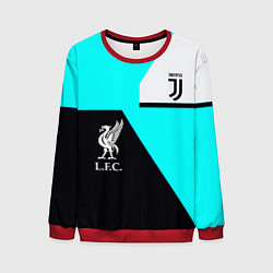 Мужской свитшот Juventus x Liverpool geometry
