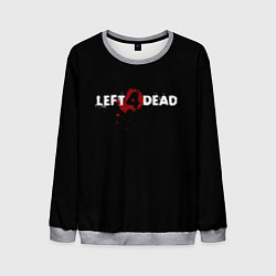 Свитшот мужской Left 4 Dead logo, цвет: 3D-меланж