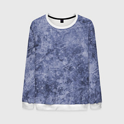 Мужской свитшот Абстракция - синий лёд